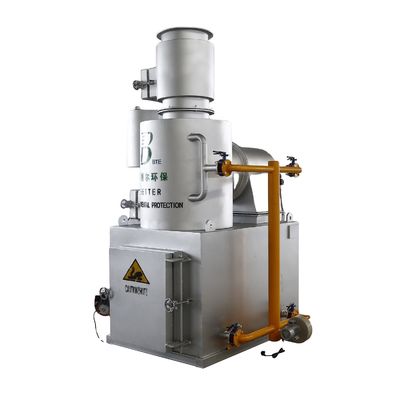 Incinerador de purificación de gases de escape secos para el tratamiento de residuos de productos ambientales