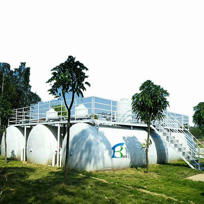 10-20 t/hora Máquina de tratamiento de aguas residuales de control totalmente automático FRP depósito séptico
