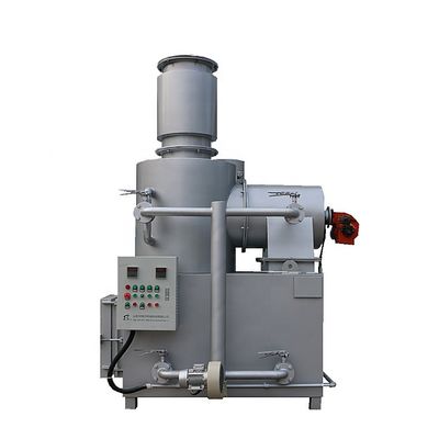 2300 kg Peso 10-500 kg/h Incinerador sin humo para máquinas de eliminación de residuos hospitalarios