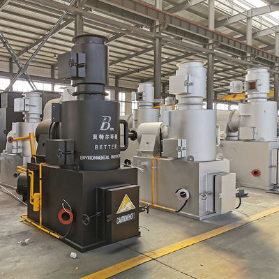 Incinerador de residuos sanitarios para animales de compañía muertos Horno de residuos para residuos industriales de 750L/h