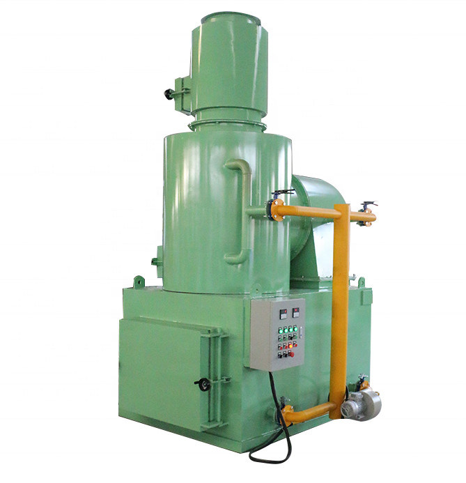Incinerador para hospitales de tecnología avanzada de pirólisis con ventaja sin humo y quemador
