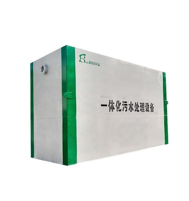 Equipo rectangular integrado de tratamiento de aguas residuales con diseño de tratamiento biológico