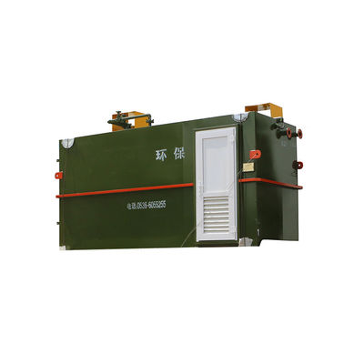 Depende de la capacidad 30-200m3/d Contenedor de acero oxidado Tipo de equipo de tratamiento de aguas residuales