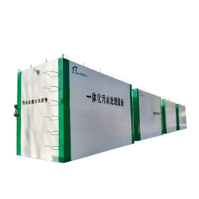 Tiendas de ropa 1000L/hora Purificador de aguas residuales industriales compacto para desechos municipales