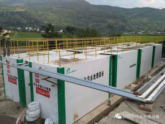 Tiendas de ropa 1000L/hora Purificador de aguas residuales industriales compacto para desechos municipales