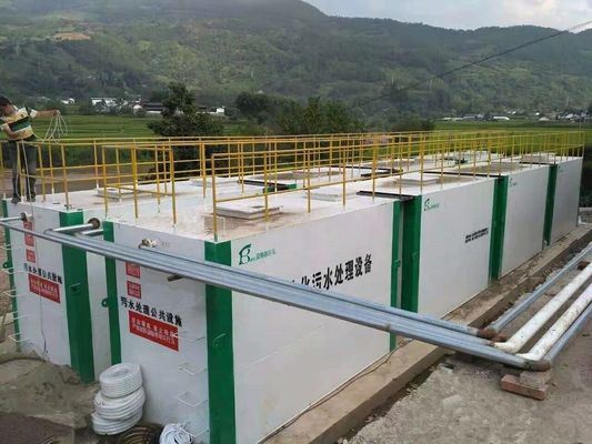 300*150*270cm Pequeña planta de tratamiento de aguas residuales para el tratamiento de aguas residuales industriales y domésticas