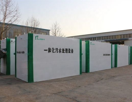 300*150*270cm Pequeña planta de tratamiento de aguas residuales para el tratamiento de aguas residuales industriales y domésticas