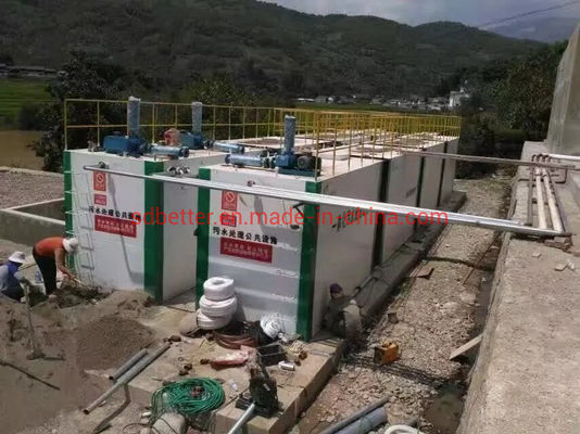 3000L/hora Ganado bovino Pollo Pollo Halal Procesamiento de carne Instalación móvil de tratamiento de aguas residuales para matadero
