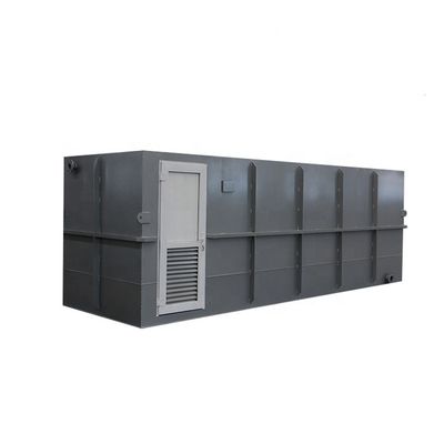 Máquina de tratamiento de aguas residuales de nanofiltración MBR de 330*180*220 cm con componentes centrales