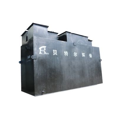 Sistema de tratamiento de aguas residuales MBR de lavandería portátil de acero al carbono para el reciclaje de aguas residuales