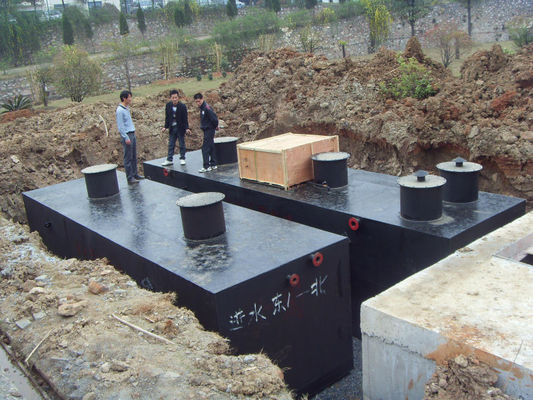 Proyecto de la planta de tratamiento de aguas residuales subterránea MBR Equipo de tratamiento de aguas residuales