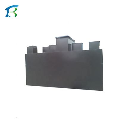 Tratamiento de aguas residuales escolares Tanque séptico de acero carbono con para tiendas de materiales de construcción
