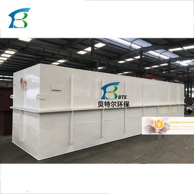 Tratamiento de aguas residuales escolares Tanque séptico de acero carbono con para tiendas de materiales de construcción