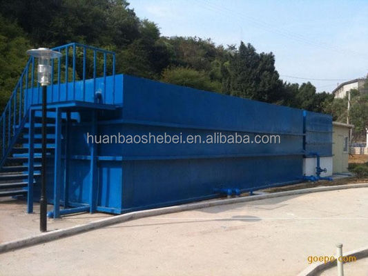 Planta de tratamiento de agua de electrocoagulación móvil de 500L/hora para tratamiento de aguas residuales Mbr