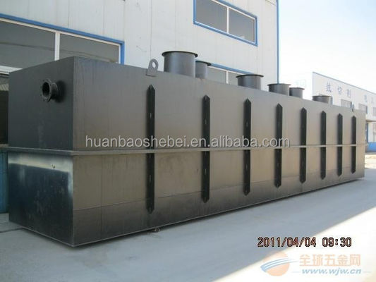 30 M3/día MBR Biorreactor de membrana en contenedor para aguas residuales domésticas 3000 kg de peso
