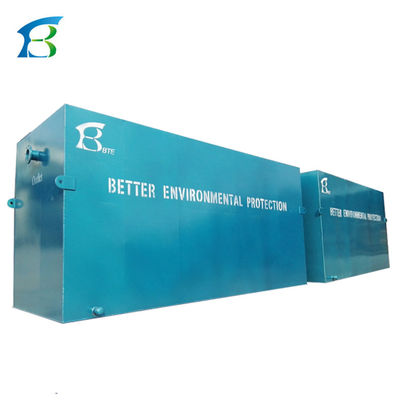 Biorreactor de membrana MBR de 500 M3/día para la depuración de aguas residuales en contenedores