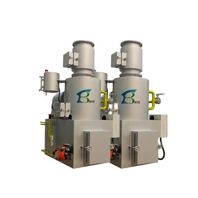 Incinerador de alta temperatura para tratamiento de residuos para hospitales Residuos sólidos animales muertos y mascotas 1