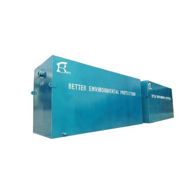 Equipo de tratamiento de aguas residuales rectangular totalmente automático MBR Peso KG 1200 kg