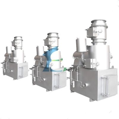 Incinerador de gas de 750 L/H para reciclaje de residuos industriales Capacidad 30-500 kg por vez