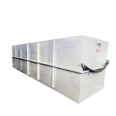 Equipo de tratamiento de aguas residuales rectangular totalmente automático MBR Peso KG 1200 kg
