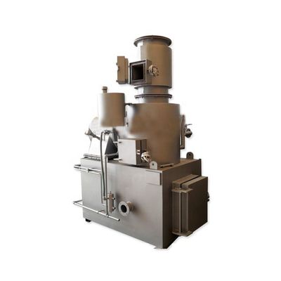 Incinerador de residuos personalizado con dos cámaras de combustión y purificación de gases de escape