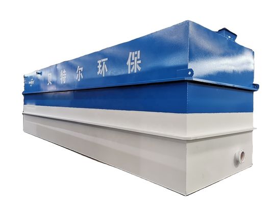 Sistema de tratamiento de aguas residuales de contenedores integrado a color personalizado para uso industrial