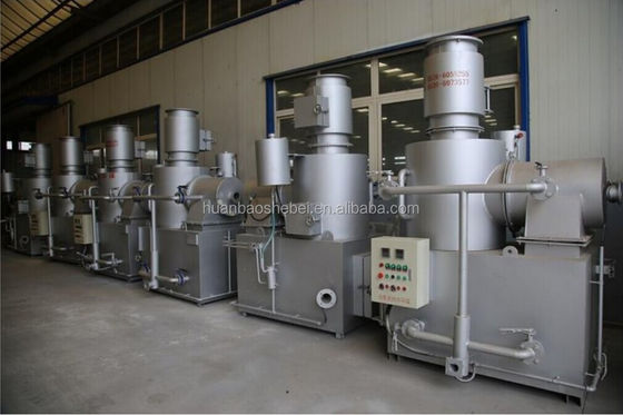 0Incinerador de residuos hospitalarios de 37 kW para la eliminación de cadáveres de animales y residuos médicos