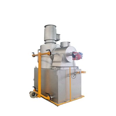 Incinerador de residuos pequeños de 750 litros por hora para la eliminación de residuos hospitalarios y animales