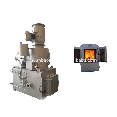 Incinerador de desechos de aves de corral de 50-500 kg/partida de color y acero al carbono personalizado