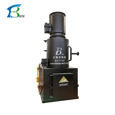 20-500 kg/hora Capacidad de tratamiento Incinerador inofensivo de acero carbónico para el cuerpo animal