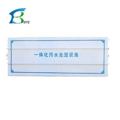 Planta de tratamiento de aguas residuales de acero inoxidable/FRP 10*8cm para uso residencial y agrícola