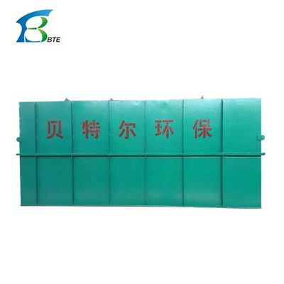 Planta de tratamiento de aguas residuales de acero inoxidable/FRP 10*8cm para uso residencial y agrícola