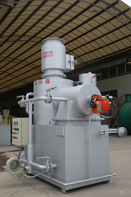 Incinerador de residuos sin humo para la eliminación de residuos hospitalarios 0.37KW en tiendas de alimentos y bebidas