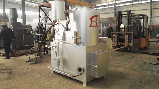 Incinerador de residuos sin humo para la eliminación de residuos hospitalarios 0.37KW en tiendas de alimentos y bebidas