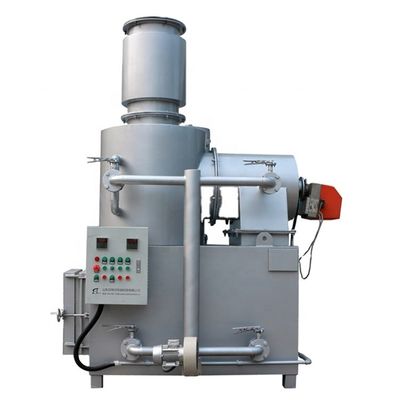 Maquinaria de eliminación de residuos Incinerador semiautomático de tamaño personalizado para la quema de residuos