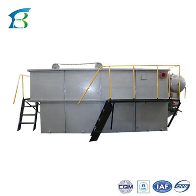 Envasado apto para la navegación 3-37kw Tipo de hospital Tratamiento previo de aguas residuales Máquina flotante de aire disolvente