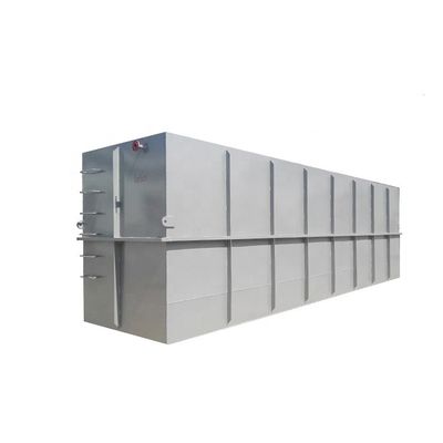 Equipo de reutilización de agua rectangular para el tratamiento de aguas residuales ecológicas