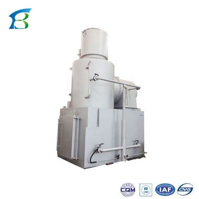 Incinerador de residuos de cremación de animales con capacidad de 100-500 kg/h y color personalizado