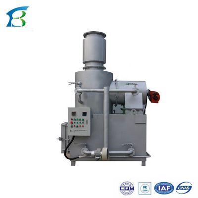 Incinerador de residuos de cremación de animales con capacidad de 100-500 kg/h y color personalizado