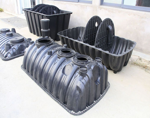 Digestor de biogás negro para el tratamiento de aguas residuales domésticas rurales en el sistema de equipos de sótano