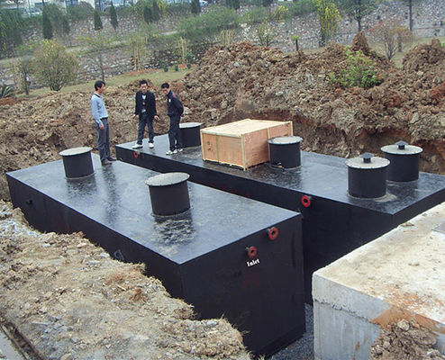 Equipo de plantas de tratamiento de aguas residuales para uso doméstico