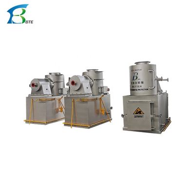 Incinerador de mantenimiento de campo para aves de corral muertas y residuos médicos Capacidad 120 kg/hora