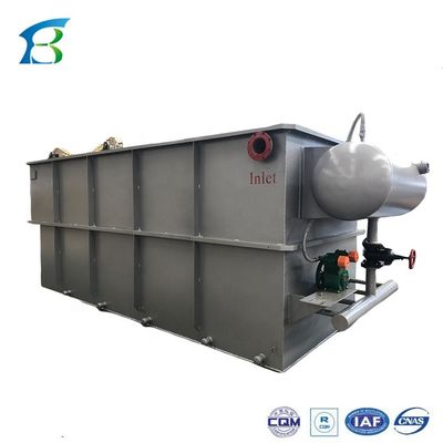 Máquina de flotación de aire disuelto para el pretratamiento de aguas residuales BOD COD con una productividad de 3000L/hora