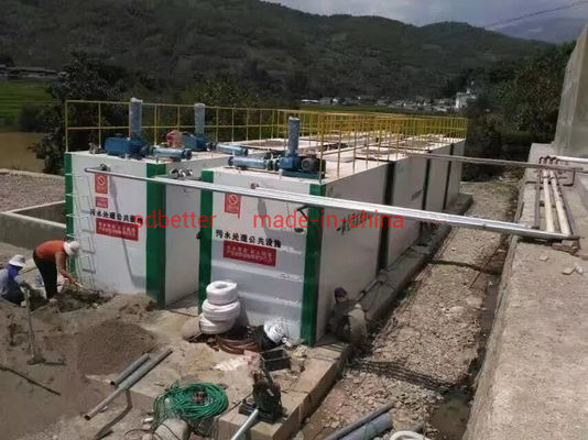 3000L/H MBR MBBR A2O Biofiltro para el tratamiento de aguas residuales de matadero