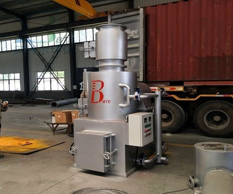 Recolector de residuos personalizado sin humo máquina de incineración de residuos industriales