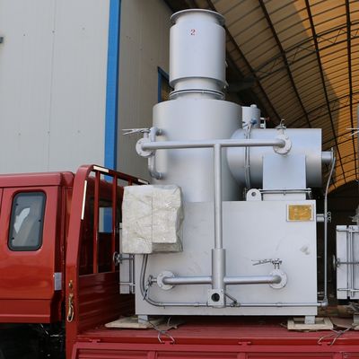 2300 kg Peso 10-500 kg/h Incinerador sin humo para máquinas de eliminación de residuos hospitalarios
