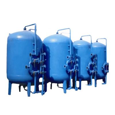 Filtro de medios de arena azul para riego aprobado por la SGS y de bajo mantenimiento