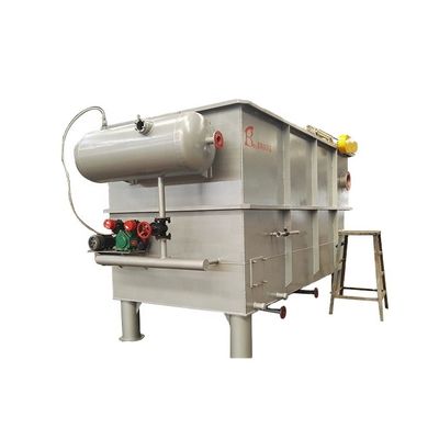 Tratamiento de aguas residuales industriales y domésticas con una máquina de flotación de aire de embalaje apta para el mar