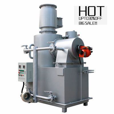 Incinerador de residuos sin humo para plantas de pirólisis de plásticos