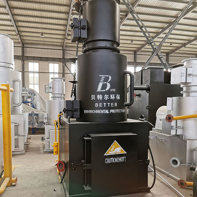 Incinerador de residuos sanitarios para animales de compañía muertos Horno de residuos para residuos industriales de 750L/h